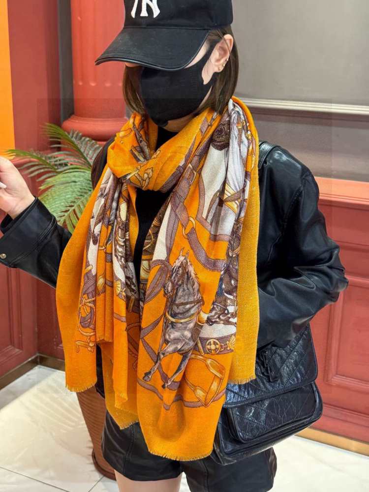 2025新品 エルメス ショール 厳選 男女兼用