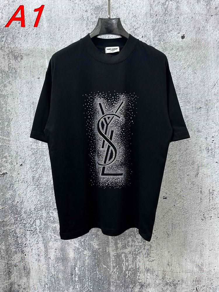 NEW ARRIVAL イヴ サンローラン 【ストリート系】 トレンドトップTシャツ クール&カジュアル 着回し自在