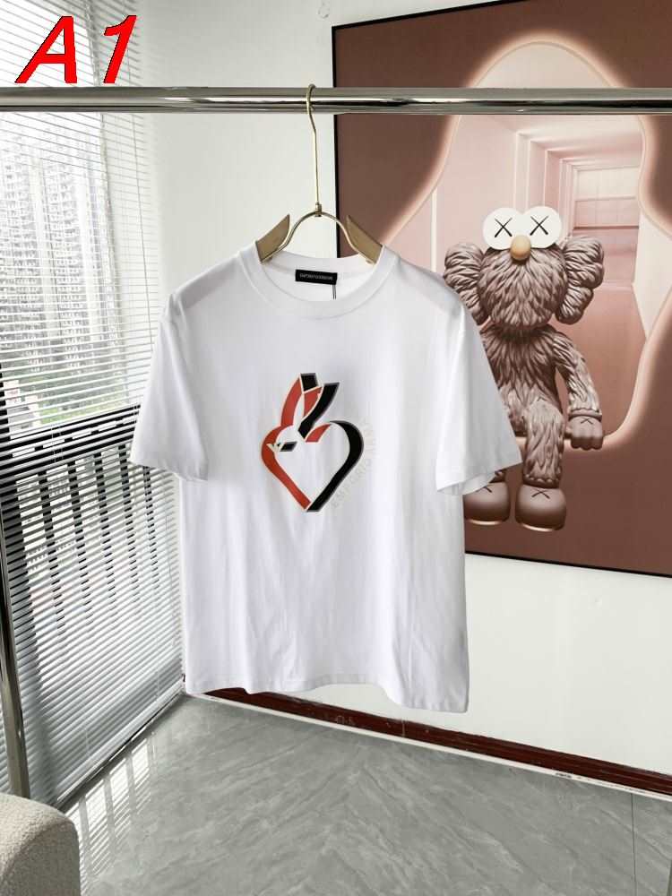 アルマーニ 【ストリート系】 トレンドトップTシャツ クール&カジュアル 着回し自在