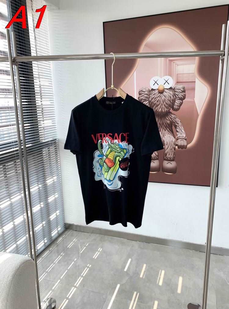NEW ARRIVAL ヴェルサーチ デイリーユース オフィスカジュアル シンプル メンズ レディース