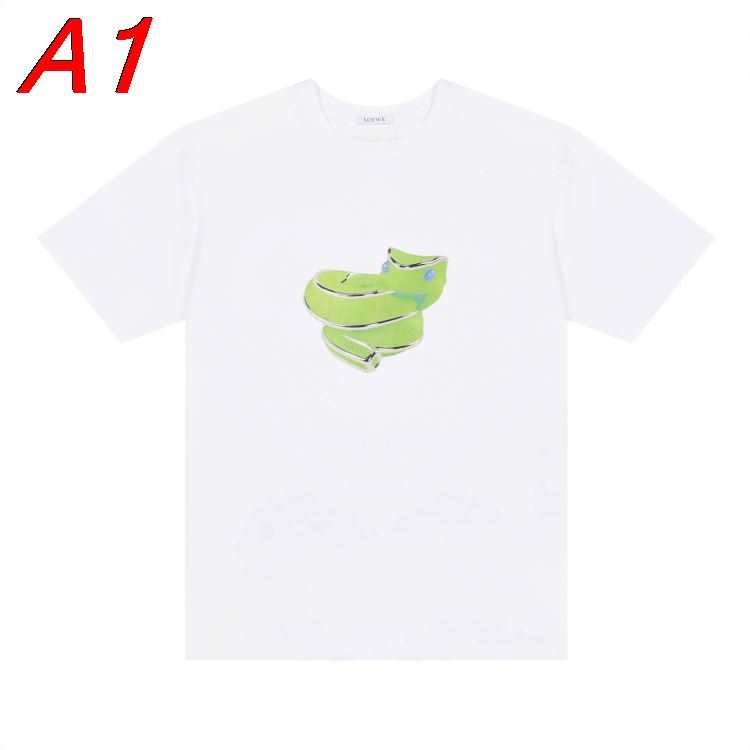 今季新作 ロエベ 【ジェンダーレス】 ストリート系ミックスTシャツ