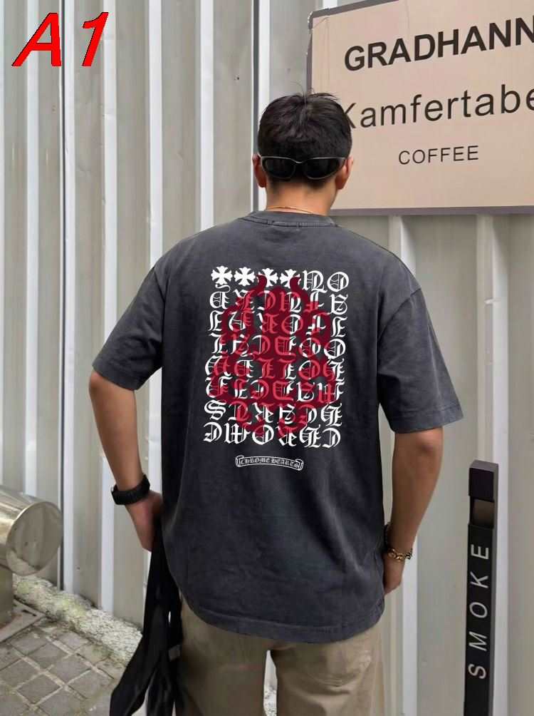 2026年コレクション クロムハーツ 【プレイフル】 ユニークTシャツ グラフィック 着回し自在