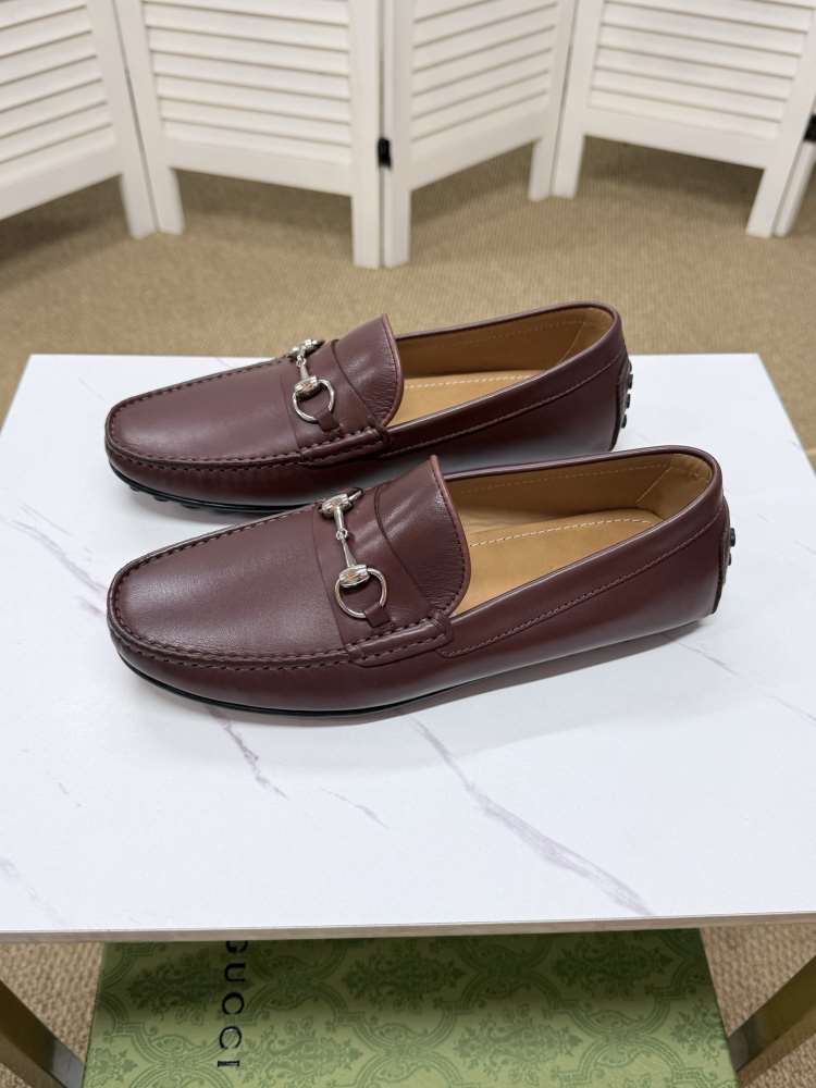 【Hermès】スニ-カー レザー × ニット × brown × 白 H-pattern 运动 HE-