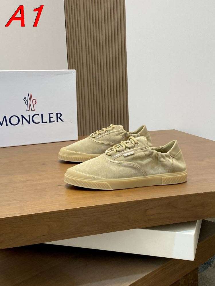 2026新作【Moncler】フラットシューズ スエード ブランド标识牌 ベージュ カジュアル