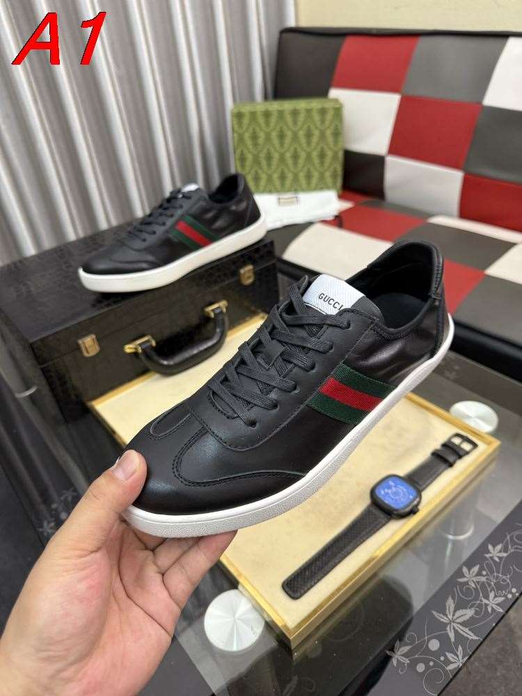2026入荷【Hermès】スニ-カー レザー × キャンバス × 白 × ブルー H装饰 运动 HE-