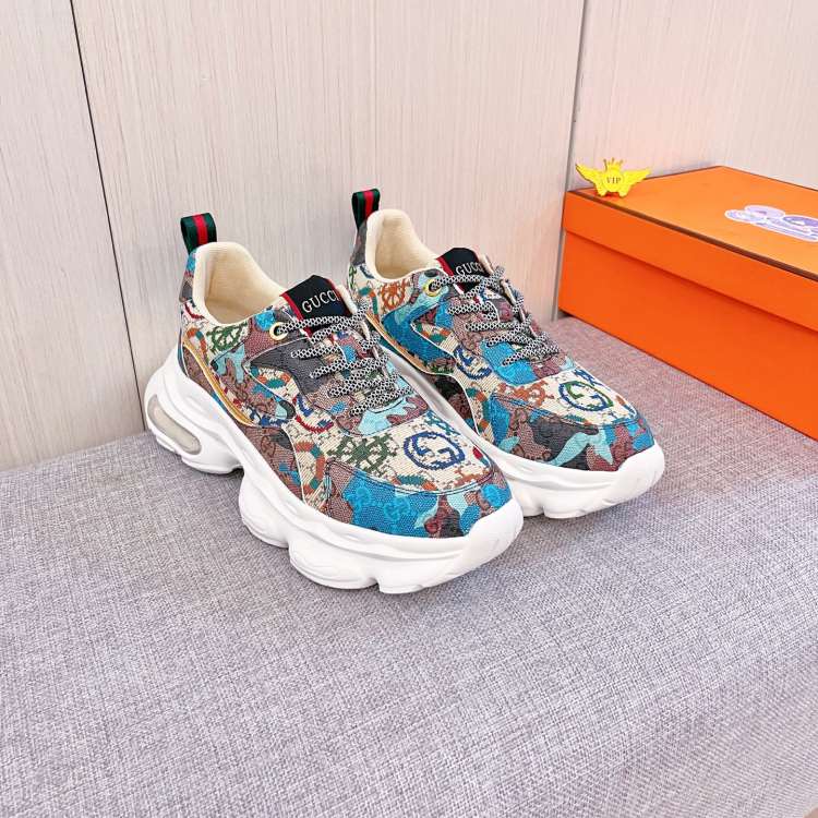 【Hermès】スニ-カー スエード × レザー × 白グレー オレンジ detail 运动 HE-