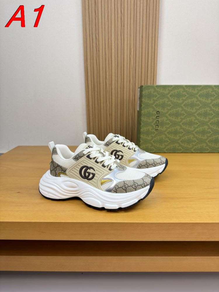 2026入荷しました【Hermès】スニ-カー スエード × レザー khaki ×  brown 孔あけ 运动 HE-