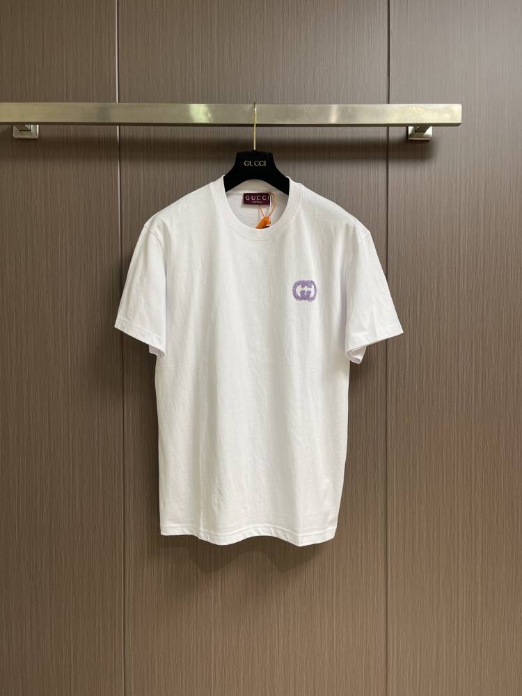 2026 グッチ 夏新着 ロゴ クルーネック半袖Tシャツ リラックスオーバーシルエット ブランド コピー
