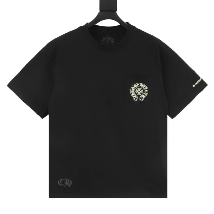 2026 クロムハーツ 夏新着 ホースプリント クルーネック半袖Tシャツ シンプル合わせやすい ブランド コピー