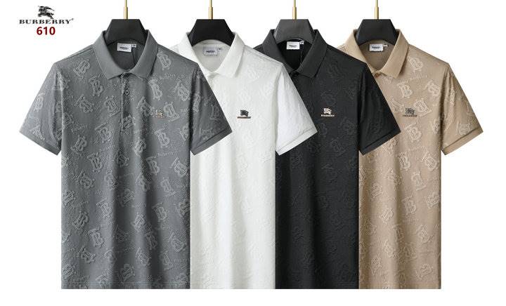 2026 バーバリー 夏新着 ベーシック ポロカラー半袖Tシャツ ゆったりドロップショルダー ブランド コピー