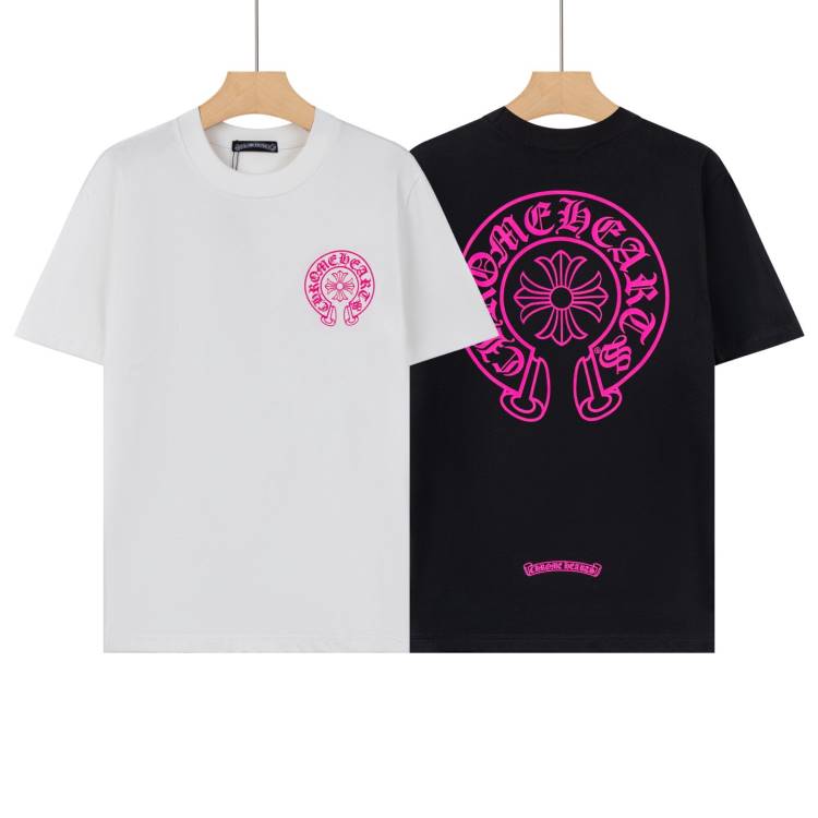 2026 クロムハーツ 夏新着 スリムフィット クルーネック半袖Tシャツ 通気性抜群さらり快適 ブランド コピー