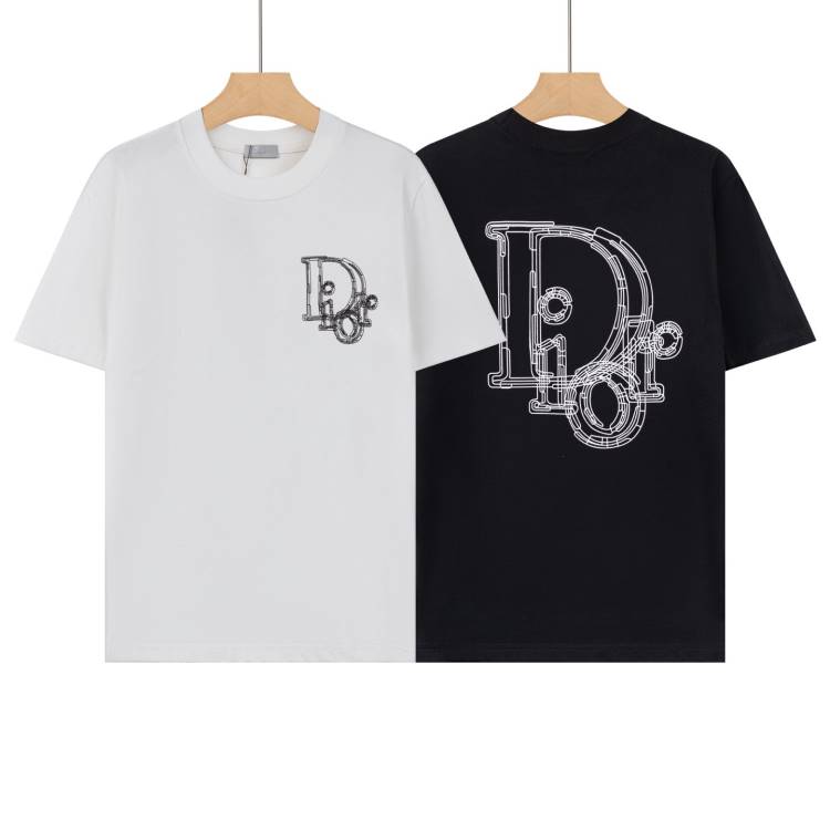 2026 ディオール 夏新着 ベーシック クルーネック半袖Tシャツ スタンダードスリム ブランド コピー