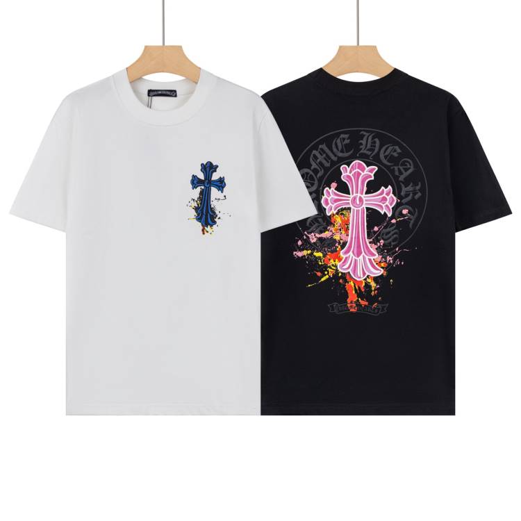 2026 クロムハーツ 夏新着 デイリー クルーネック半袖Tシャツ きめ細かく柔らかな肌触り ブランド コピー