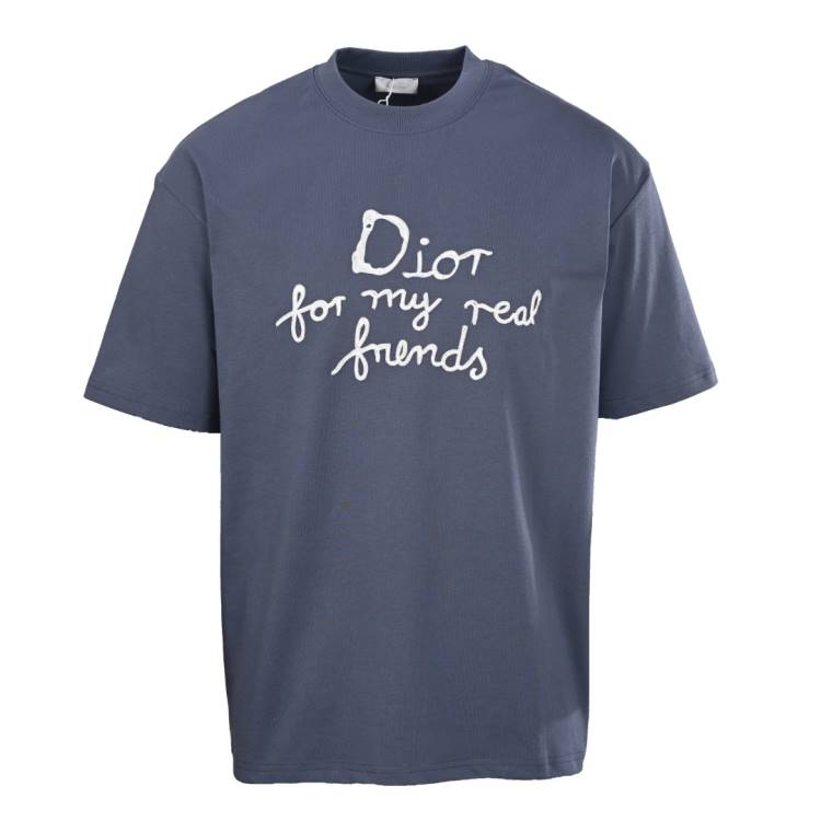 2026 ディオール 夏限定 刺繍 クルーネック半袖Tシャツ きめ細かく柔らかな肌触り ブランド コピー