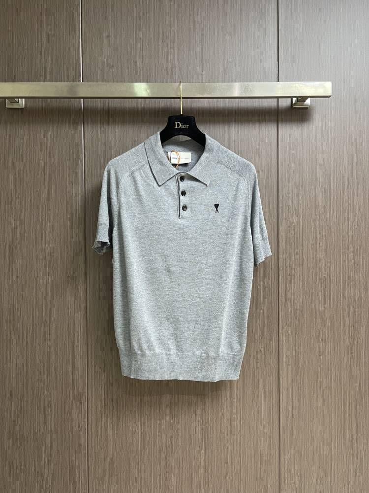2026 アミリ 夏新着 ハート刺繍 クルーネック半袖Tシャツ 洗濯耐久性抜群 ブランド コピー