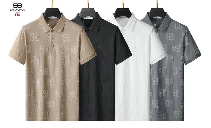 2026 バレンシアガ 夏新着 スリムフィット ポロカラー半袖Tシャツ シンプル合わせやすい ブランド コピー