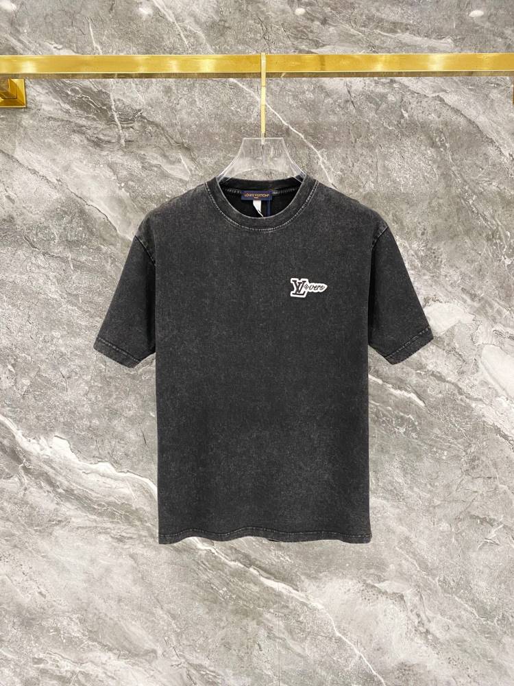 2026 ルイヴィトン 夏先行販売ハイエンドカスタムクルーネックTシャツリラックスシルエットベーシック ブランド コピー