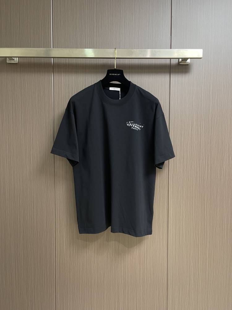 2026 ジバンシィ 夏新着 プリント双纱素材 クルーネック半袖Tシャツ きめ細かく柔らかな肌触り ブランド コピー