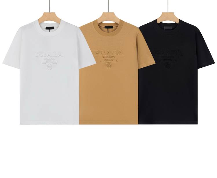 2026 プラダ 夏新着 クルーネック半袖Tシャツ きめ細かく柔らかな肌触り ベーシック ブランド コピー