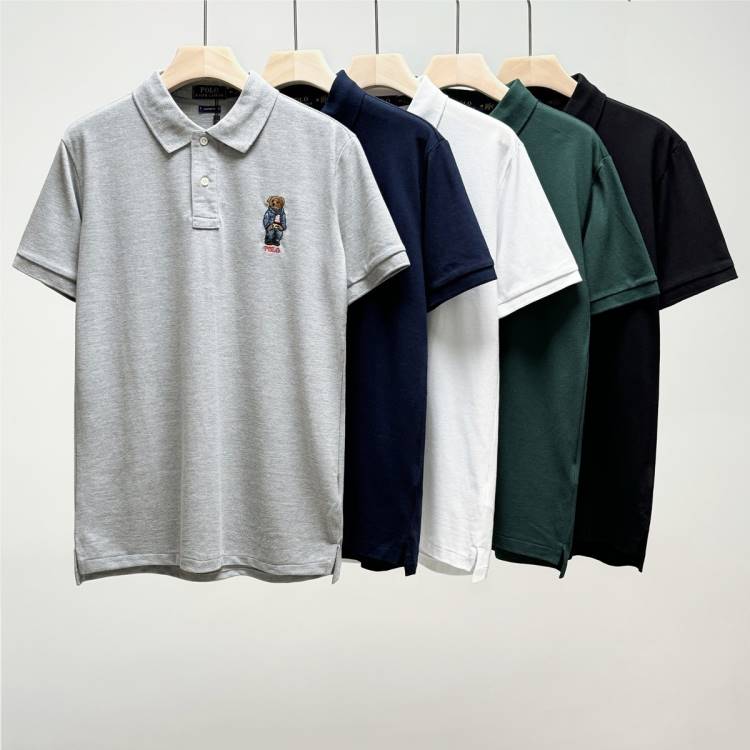 2026 ポロ ラルフローレン 夏新着 ポロカラー半袖Tシャツ ゆったりドロップショルダー 上質仕立て ブランド コピー