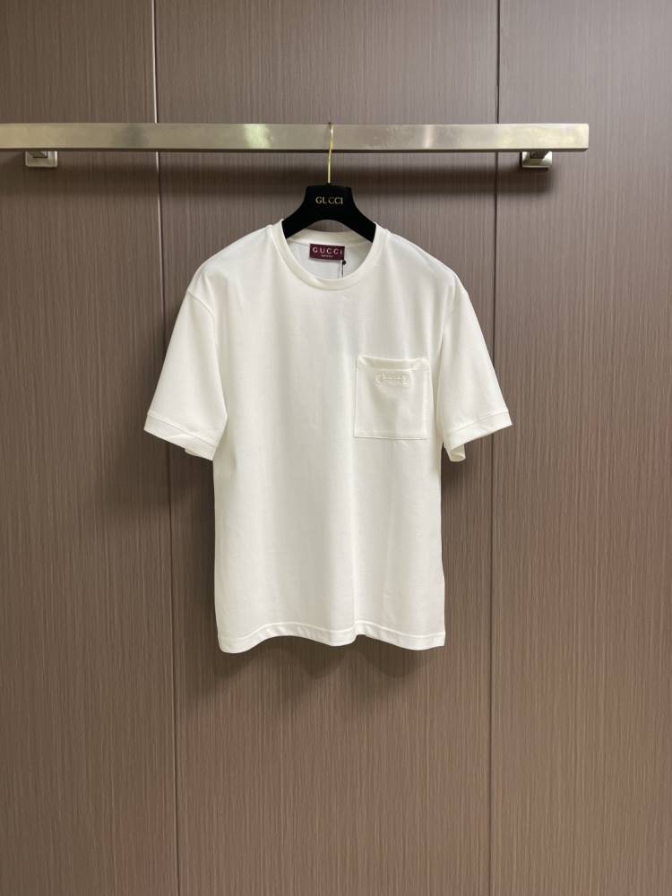 2026 グッチ 夏新着 エクエストリアン刺繍 クルーネック半袖Tシャツ シンプル合わせやすい ブランド コピー