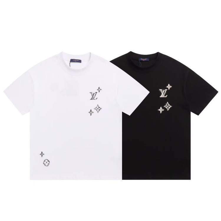 2026 ルイヴィトン 夏先行販売 クルーネック半袖Tシャツ ハイエンドカスタム オーバーサイズ ブランド コピー