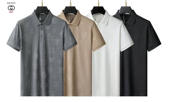 2026 グッチ 夏コーデ ビジカジ ポロカラー半袖Tシャツ デイリービジカジカジュアル ブランド コピー