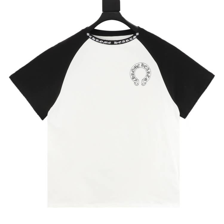2026 クロムハーツ 夏新着 ホースプリント クルーネック半袖Tシャツ 洗濯耐久性抜群 ブランド コピー