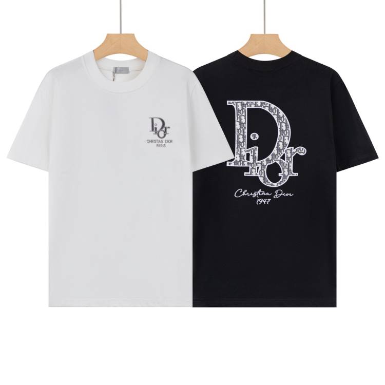 2026 ディオール 夏コーデ デイリー クルーネック半袖Tシャツ コットン100%吸汗速乾 ブランド コピー