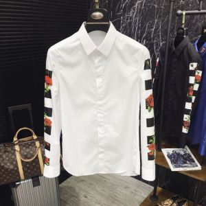 春夏の流行り2020新品 ドルチェガッバーナ DolceGabbana 長袖 ロンTロングTロングTシャツ 今旬のシルエットバランス 2色可選