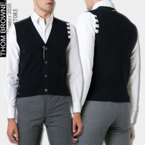 店舗で人気満点2020秋冬新作 2色可選 THOM BROWNE トムブラウンおすすめする注目トレンド ニットウェア