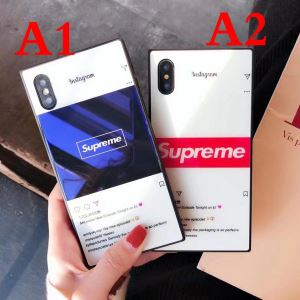 ケース カバー シュプリーム SUPREME 18SS美品 iphone7 plus お得な 2色可選