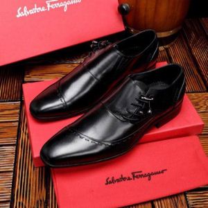 ファッション FERRAGAMO ビジネスシューズ 2色可選 サルヴァトーレフェラガモ