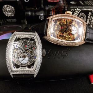 上品でベーシック 機械式自動巻き2020年秋冬入荷 男性用腕時計 FRANCK MULLER 2色可選 フランクミュラー