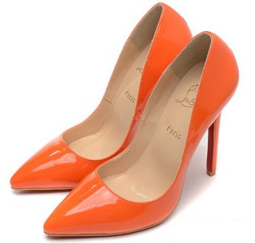 履き心地抜群 Christian Louboutinクリスチャンルブタン とんがりトウ ハイヒール ヒール高さ12CM
