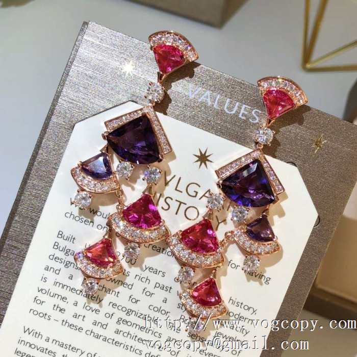 限定ブルガリ ディーヴァ ドリーム イヤリングBVLGARI スーパーコピー 華美 ハイブランドアクセサリーコーデ2020セール
