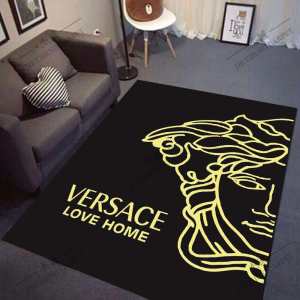ヴェルサーチ 踏み上げして心地良い感じるVERSACE オールシーズン快適な使い心地 ラグカーペット 2020夏ファション新品