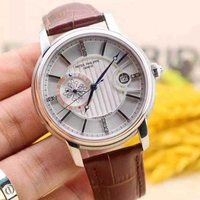 値下げ 2020 Patek Philippe パテックフィリップ サファイヤクリスタル風防 輸入機械式自動巻きムーブメント男性用腕時計 4色可選