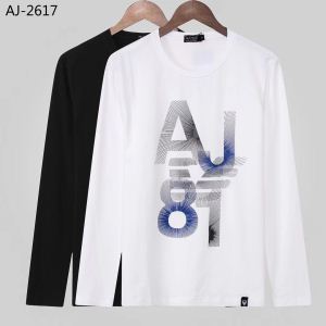 2020秋冬の定番新品到来 冬季限定販売 アルマーニ ARMANI 長袖Tシャツ 2色可選 高級感が漂う