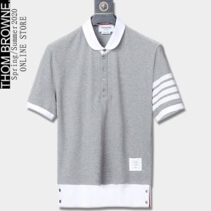 3色可選 トムブラウン どのアイテムも手頃な価格で THOM BROWNE トレンド最先端のアイテム 半袖Tシャツ