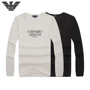 冬季限定販売 アルマーニ2020人気の主流アイテム ARMANI 2色可選 長袖Tシャツ人気デザインで欲しい