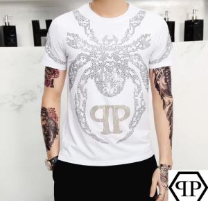 2色可選 どのアイテムも手頃な価格で 半袖Tシャツ ストリート系に大人気 フィリッププレイン PHILIPP PLEIN