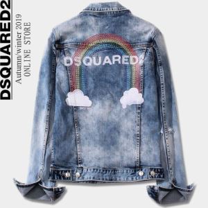 秋トレンドの新定番 デニムジャケット DSQUARED2 ディースクエアード 2020秋冬人気色おすすめ