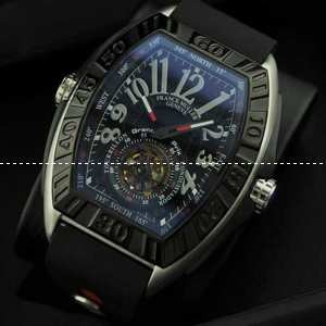 FRANCK MULLER フランクミュラー メンズ腕時計 自動巻き 2針 Tourbillon ラバー ブラック