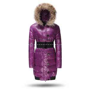 201314秋冬新入荷 モンクレール MONCLER 女性用 フード付 ベルト付 ダウンジャケット