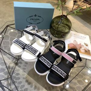 2020SSのトレンド商品 人気ストリートブランド新品プラダ PRADA サンダル 2色可選
