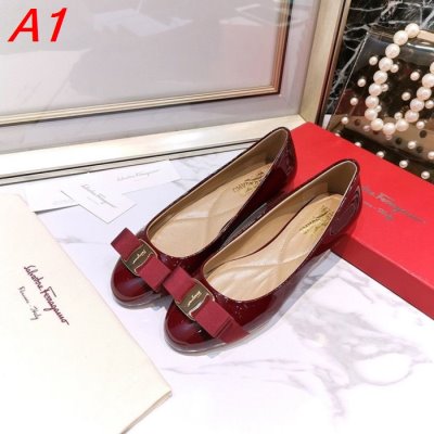 FERRAGAMO サルヴァトーレ フェラガモ ローヒール 完売必須☆お早めに AZ