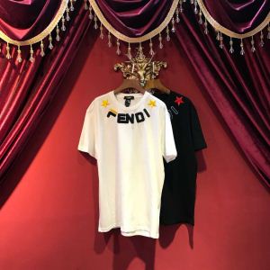 半袖Tシャツ 2色可選 FENDI フェンディ 2020春夏は人気定番 春夏シンプルファッションでOK