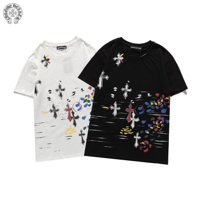 CHROME HEARTS クロムハーツ 大特価?気質修身 半袖Tシャツ S*M*L*XL*2XL