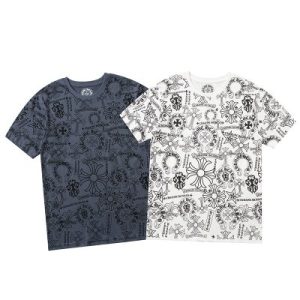 CHROME HEARTS クロムハーツ 一味違うケーブル編みが魅力満点 半袖Tシャツ M*L*XL*2XL
